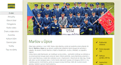 Desktop Screenshot of obecmarsov.cz
