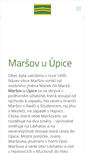 Mobile Screenshot of obecmarsov.cz